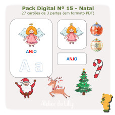 Pack 15 - 27 Cartões de Linguagem - Natal (PDF) - NOVO