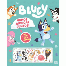 Bluey: Vamos brincar juntos! Livro com ímanes