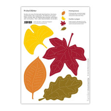 Folha Perfurada: Folhas de Outono