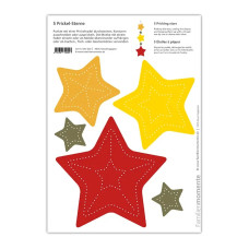 Folha Perfurada: Estrelas