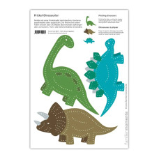 Folha Perfurada: Dinossauros