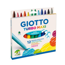 Marcadores Giotto Turbo Maxi - 12 cores