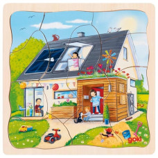 Puzzle de 3 Camadas - Construimos uma casa