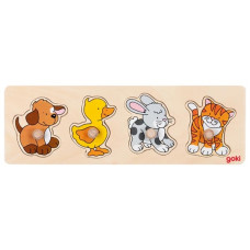 Puzzle de Encaixe 4pcs - Animais I