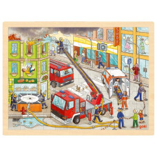 Puzzle 96pcs - Bombeiros