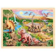 Puzzle 96pcs - Vale de Dinossauros