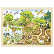 Puzzle 96pcs - Descobrindo a natureza