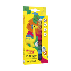 Plasticina em barra - 10 cores 