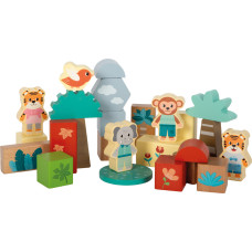 Blocos de Construção "Jungle Friends"