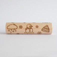 Rolo de Madeira 12cm - Inverno