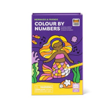 Colorir com Números - Sereias e Amigos